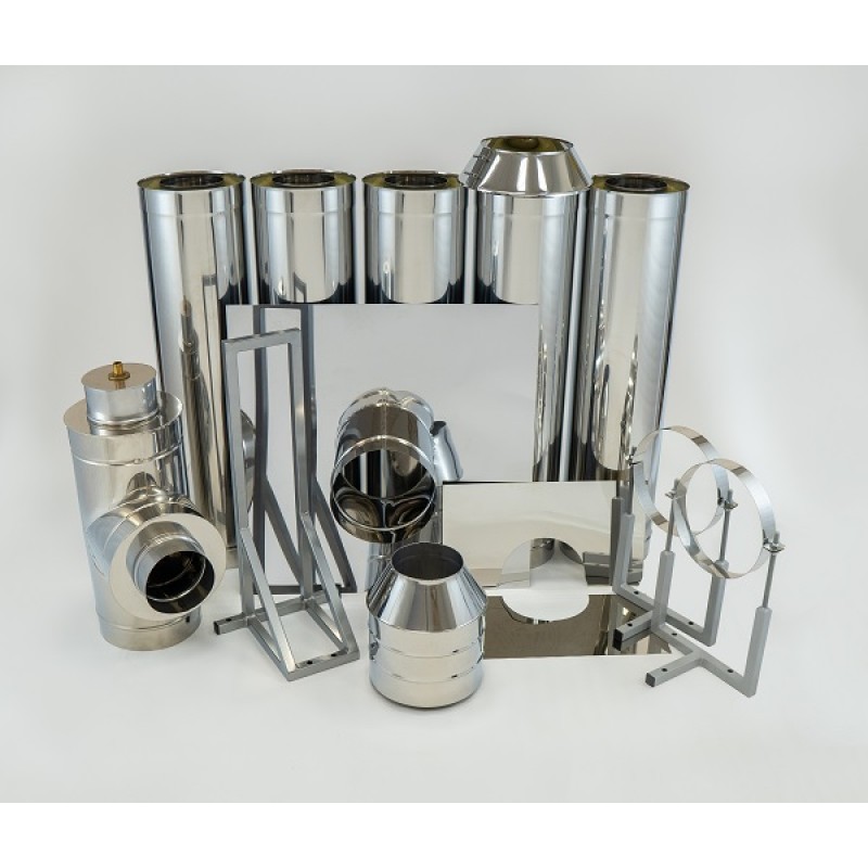 Korstnatorude komplekt Ø 115/220 mm, kõrgus 5000 mm