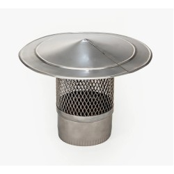 Sadehattu. Korstna vihmavari koos sädemepüüduriga Ø 80 mm (ST020) Sadehattu. Korstna vihmavari koos sädemepüüduriga Ø 80 mm (ST020)