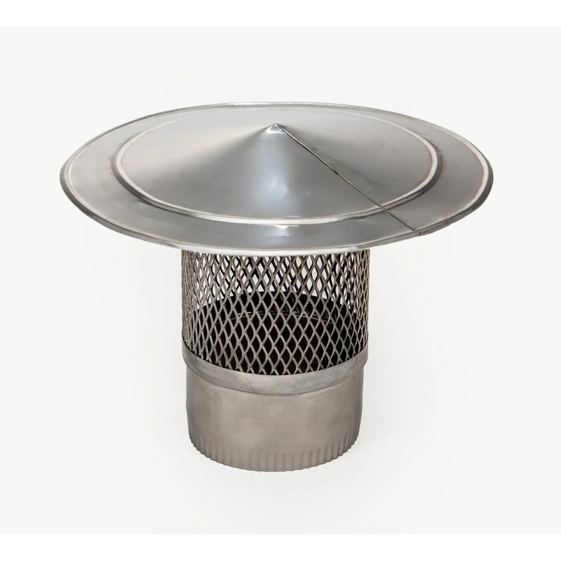 Sadehattu. Korstna vihmavari koos sädemepüüduriga Ø 80 mm (ST020)