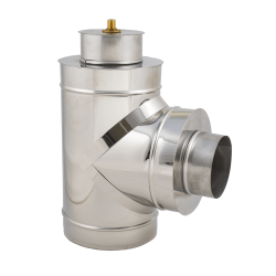 T-liitmik kondensaadi äravooluga (tilguti) 80/180 (ST06)